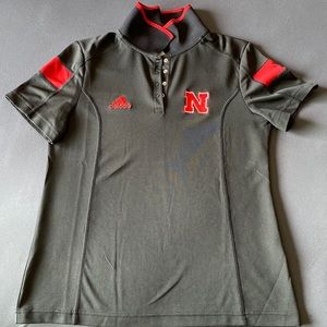 Adidas Nebraska womens polo, size medium